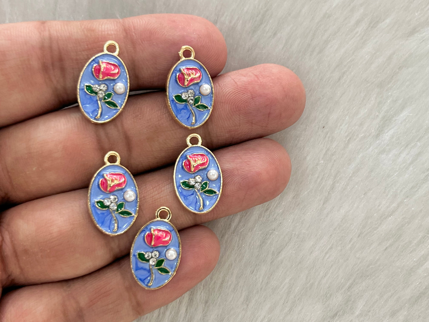 Luxury Charms (AGWS319) (5 Pcs) (20 mm)