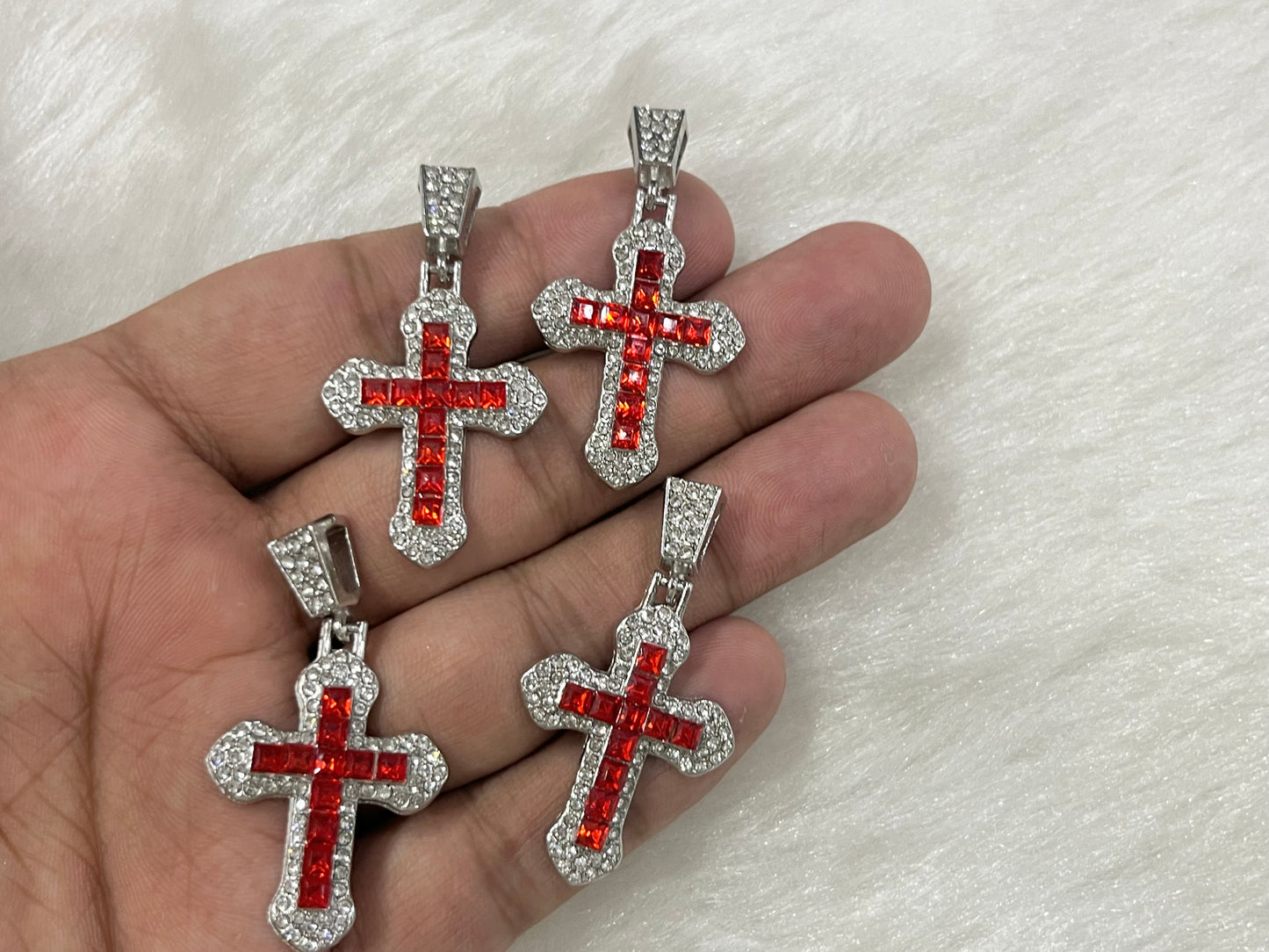 Pink Melting Cross (AGWS224) (Single Piece)