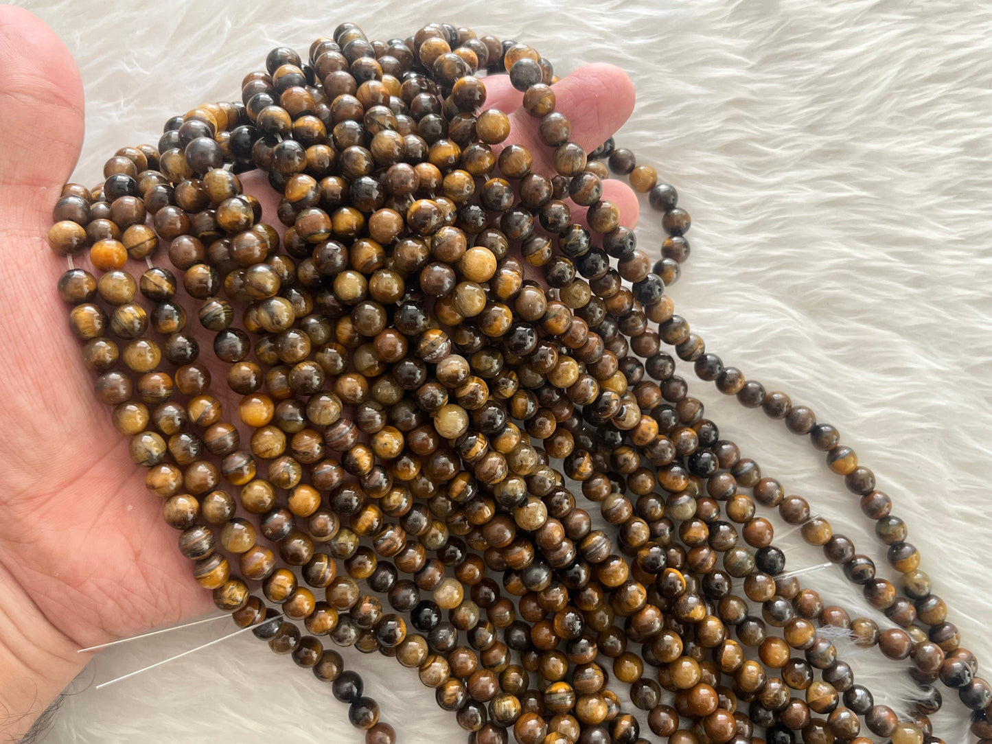 Tiger Eye Beads (8 mm)