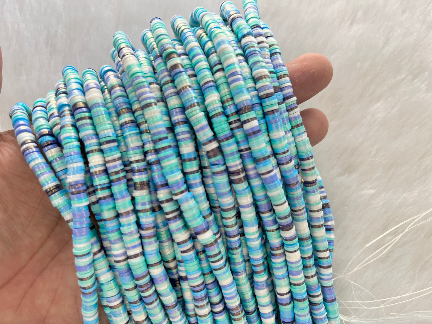 Metallic Fimo Beads (AGFB51)