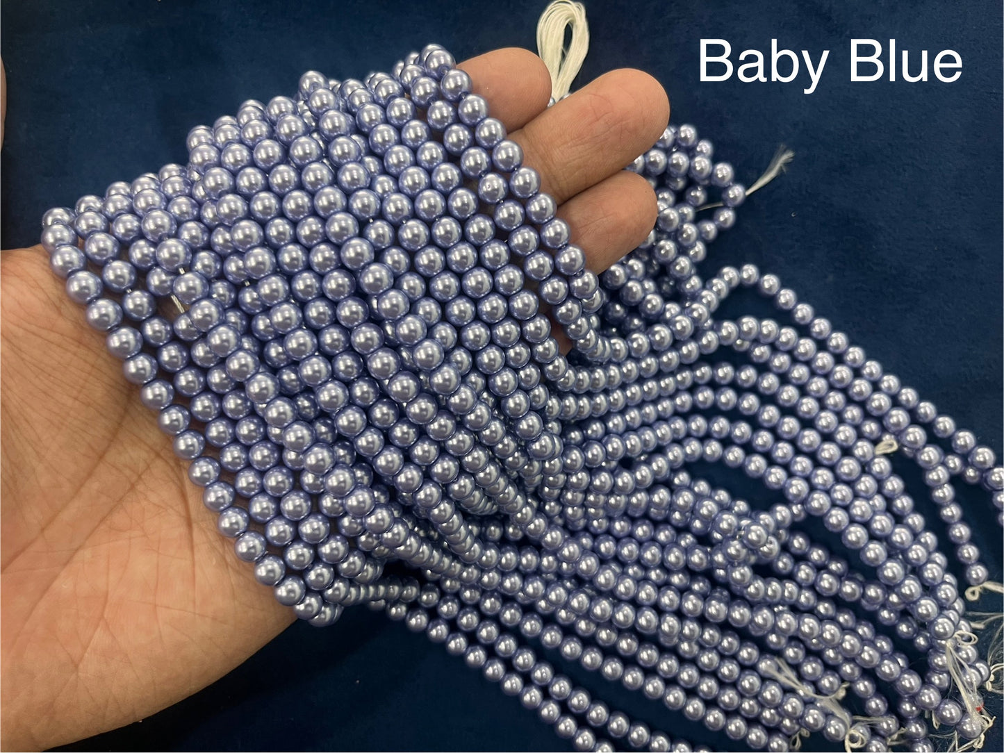 AAA Shell Pearls (6 mm) (Single Colour)