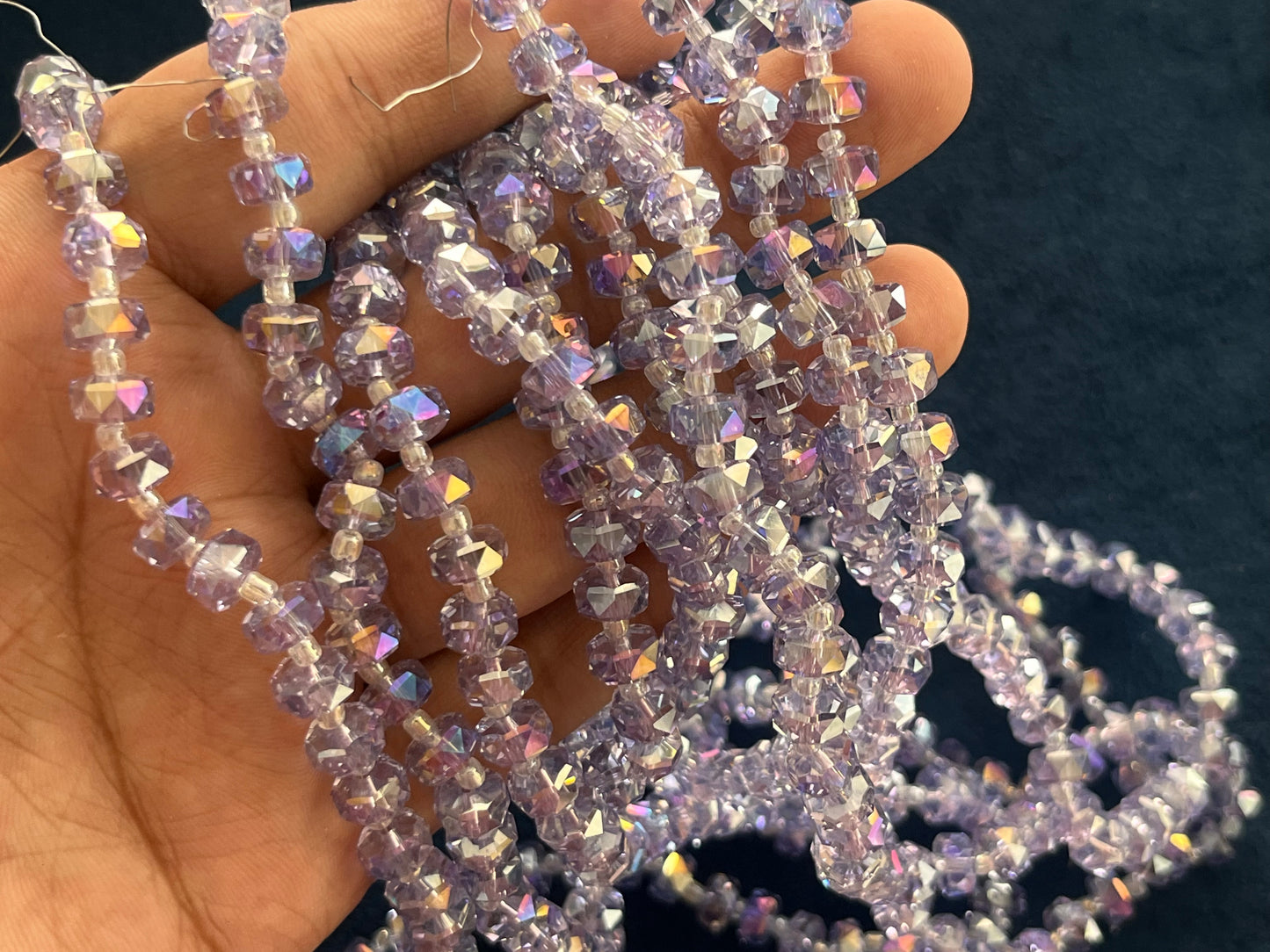 Fancy Crystals (AGFC43) (8 mm) (80 Pcs)