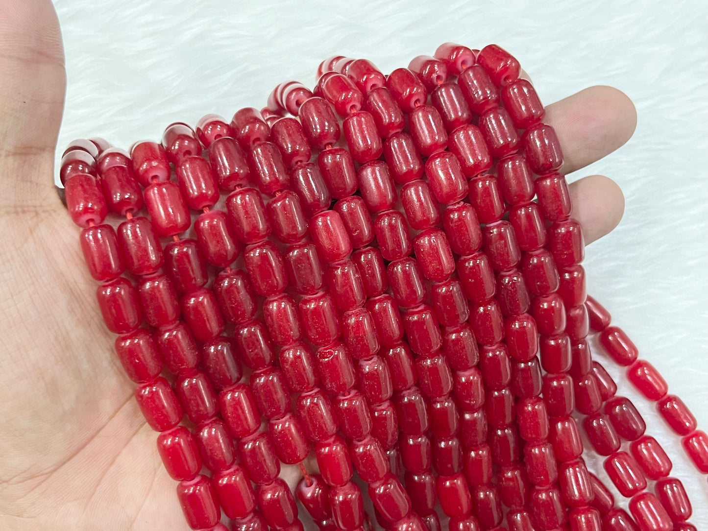 Round Cylindrical Beads (8x11 mm)