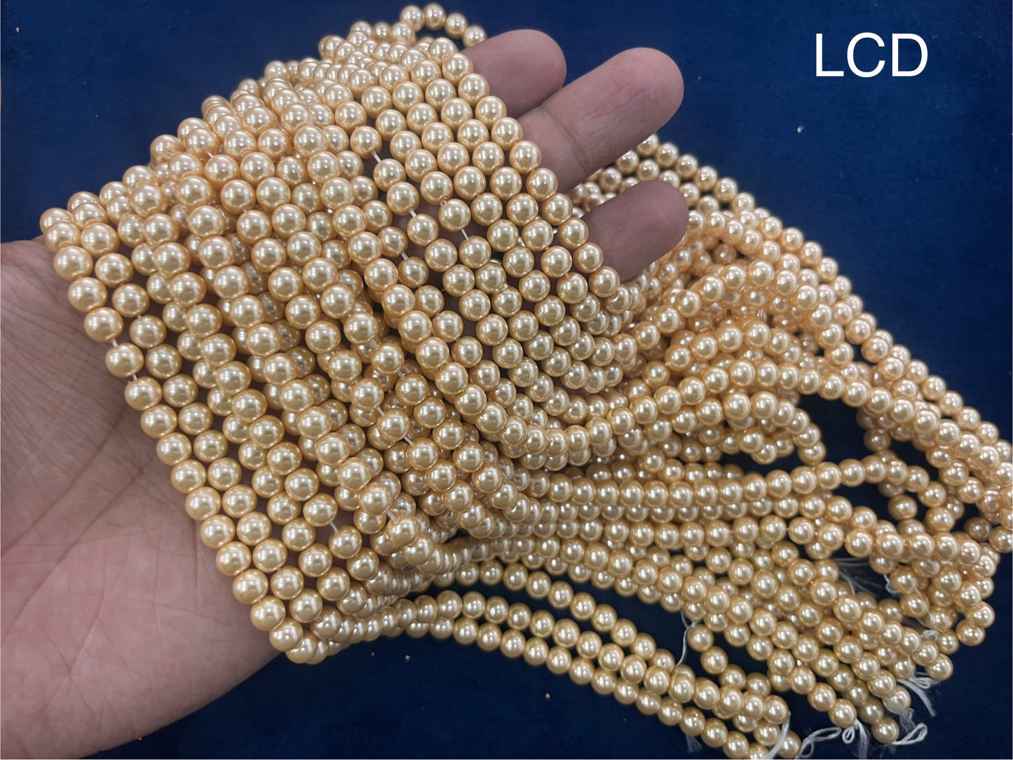 AAA Shell Pearls (6 mm) (Single Colour)