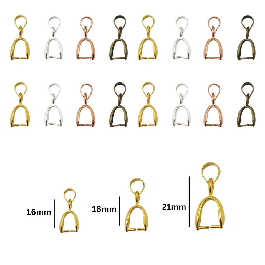 Anti-Tarnish Pendant Locks (10 Pcs)