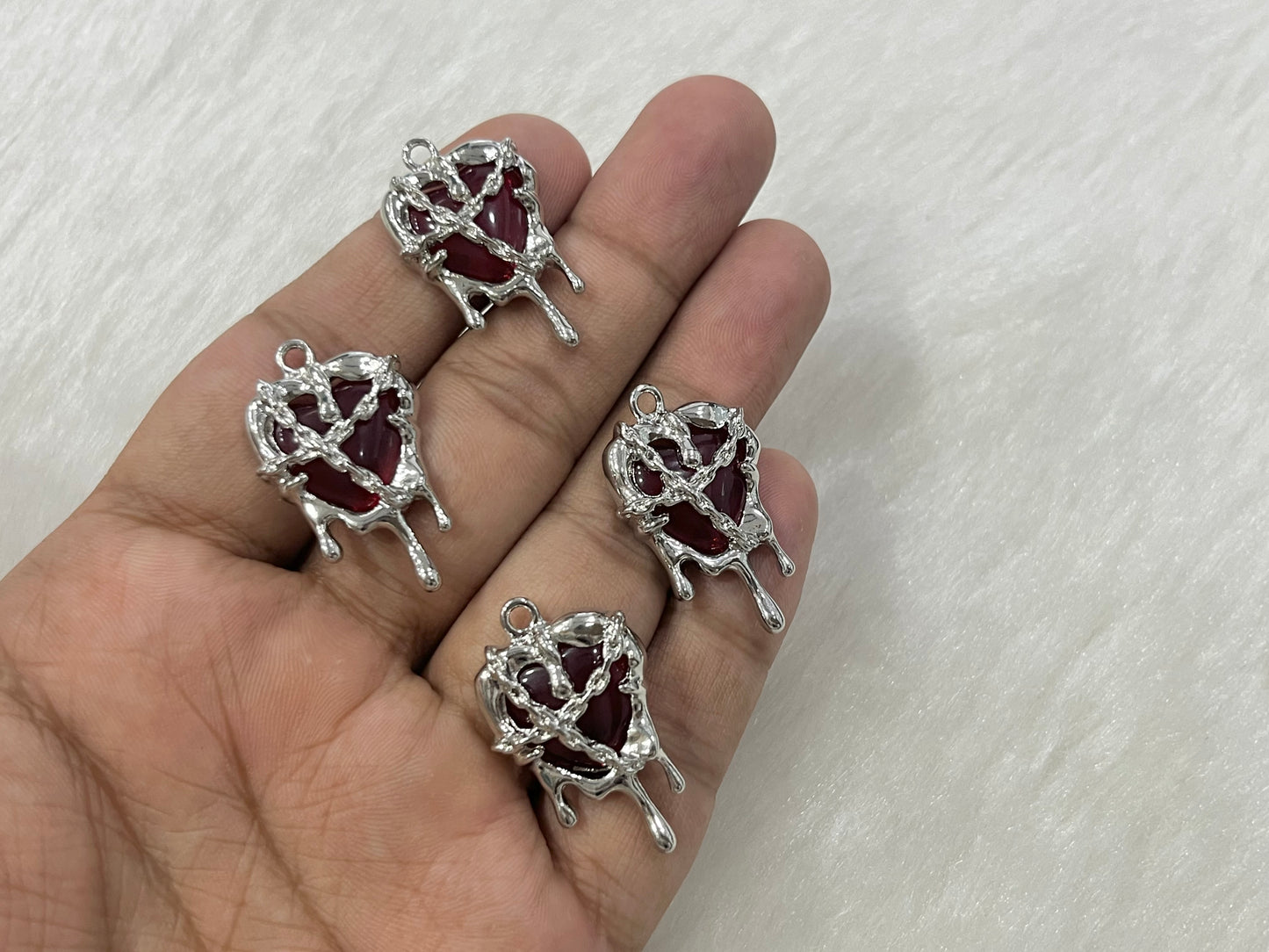 Black Melting Hearts(AGWS244) (Single Piece)