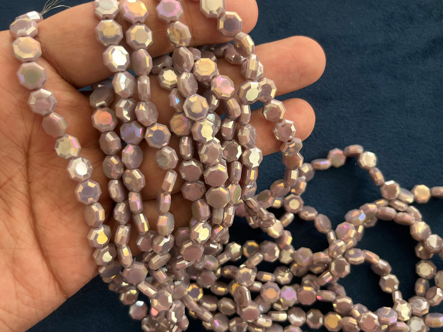 Fancy Crystals (AGFC28) (8 mm) (72 Pcs)