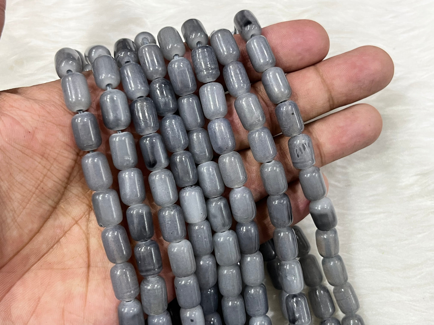 Round Cylindrical Beads (8x11 mm)
