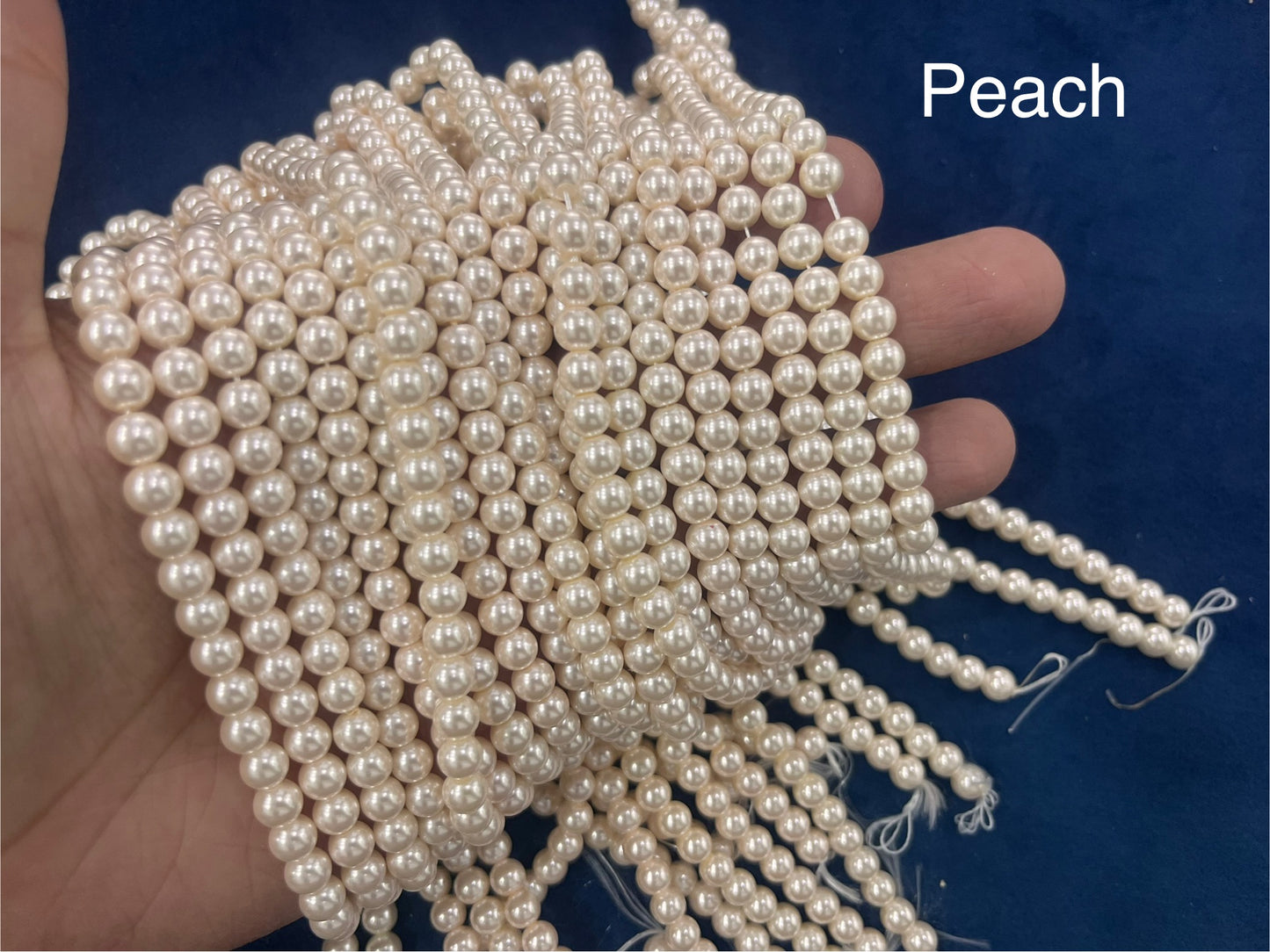 AAA Shell Pearls (6 mm) (Single Colour)