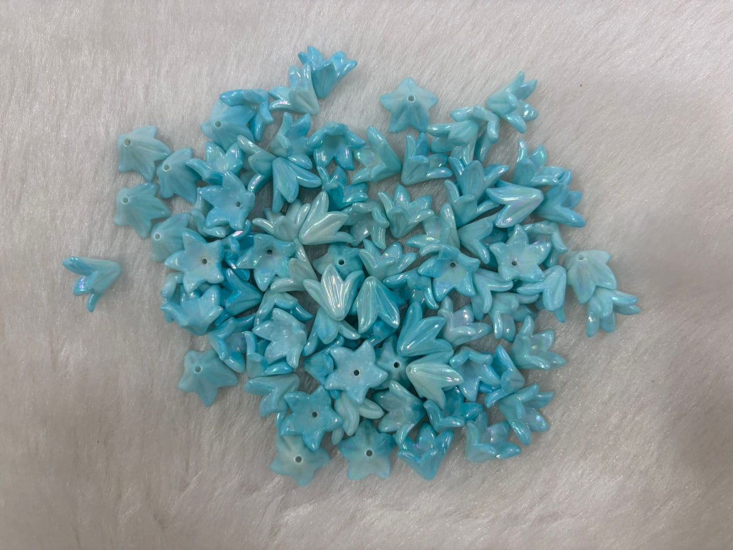 Blue Bead Caps (50 grams)