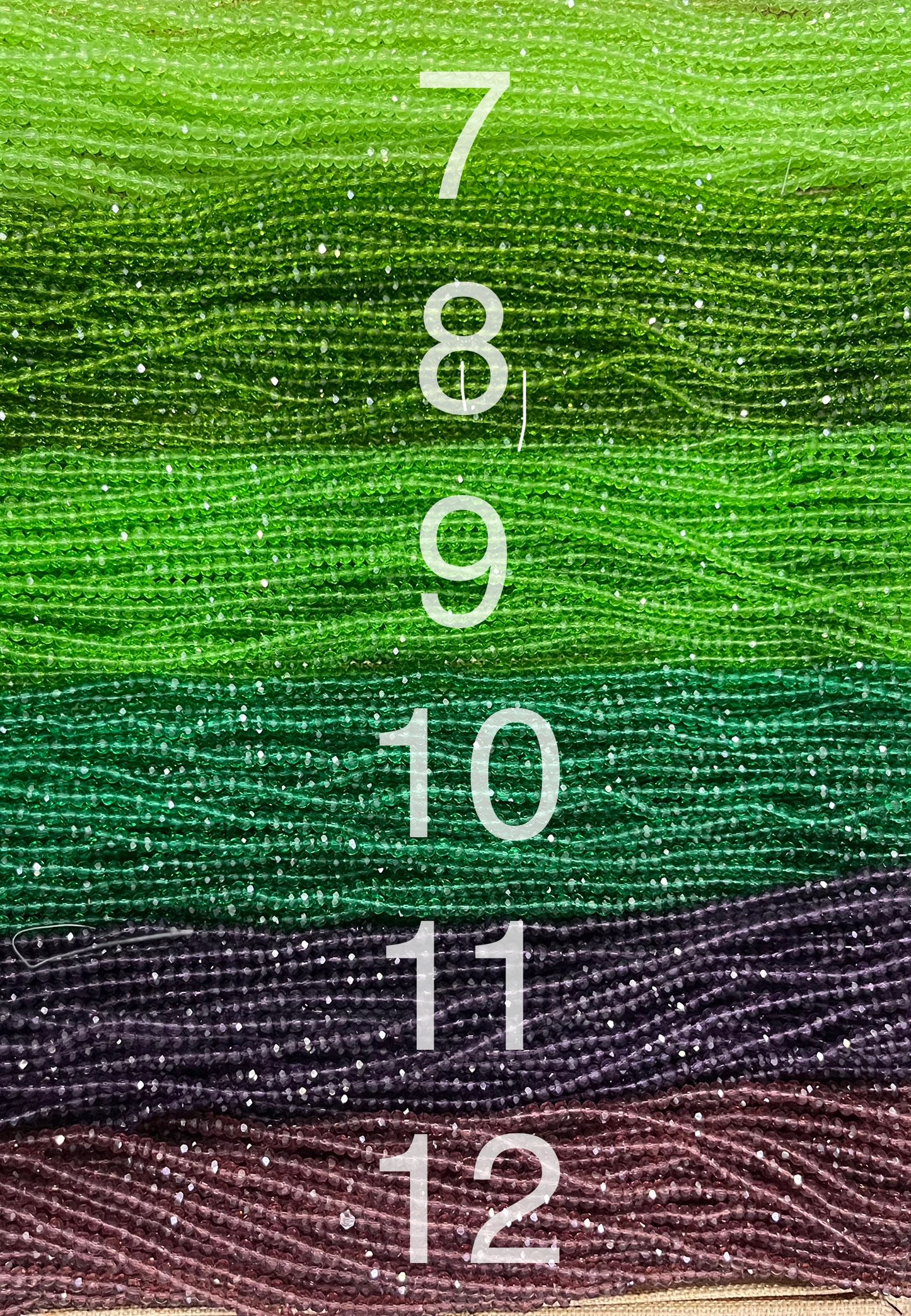 Transparent Crystal Beads (4 mm)