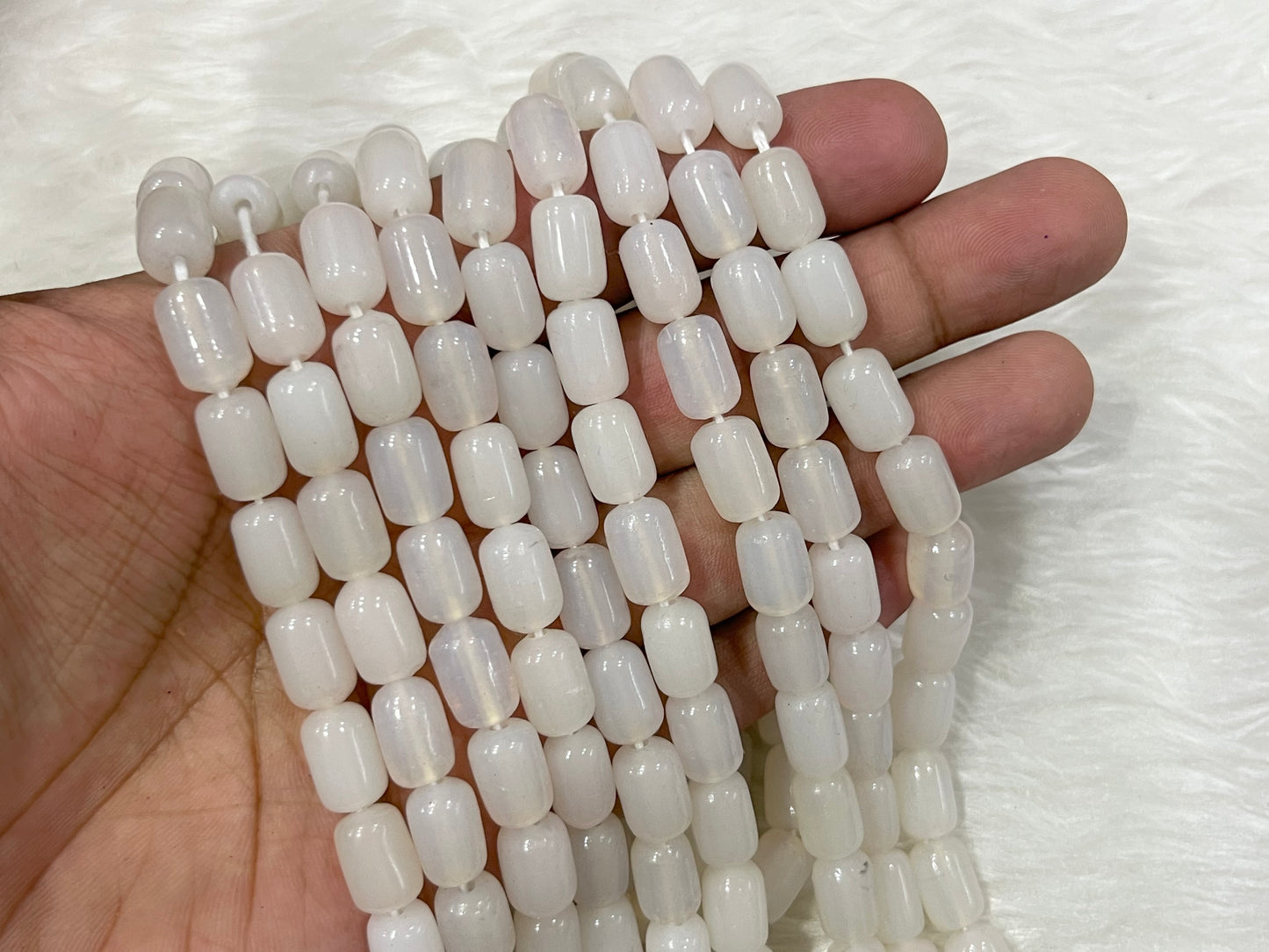 Round Cylindrical Beads (8x11 mm)