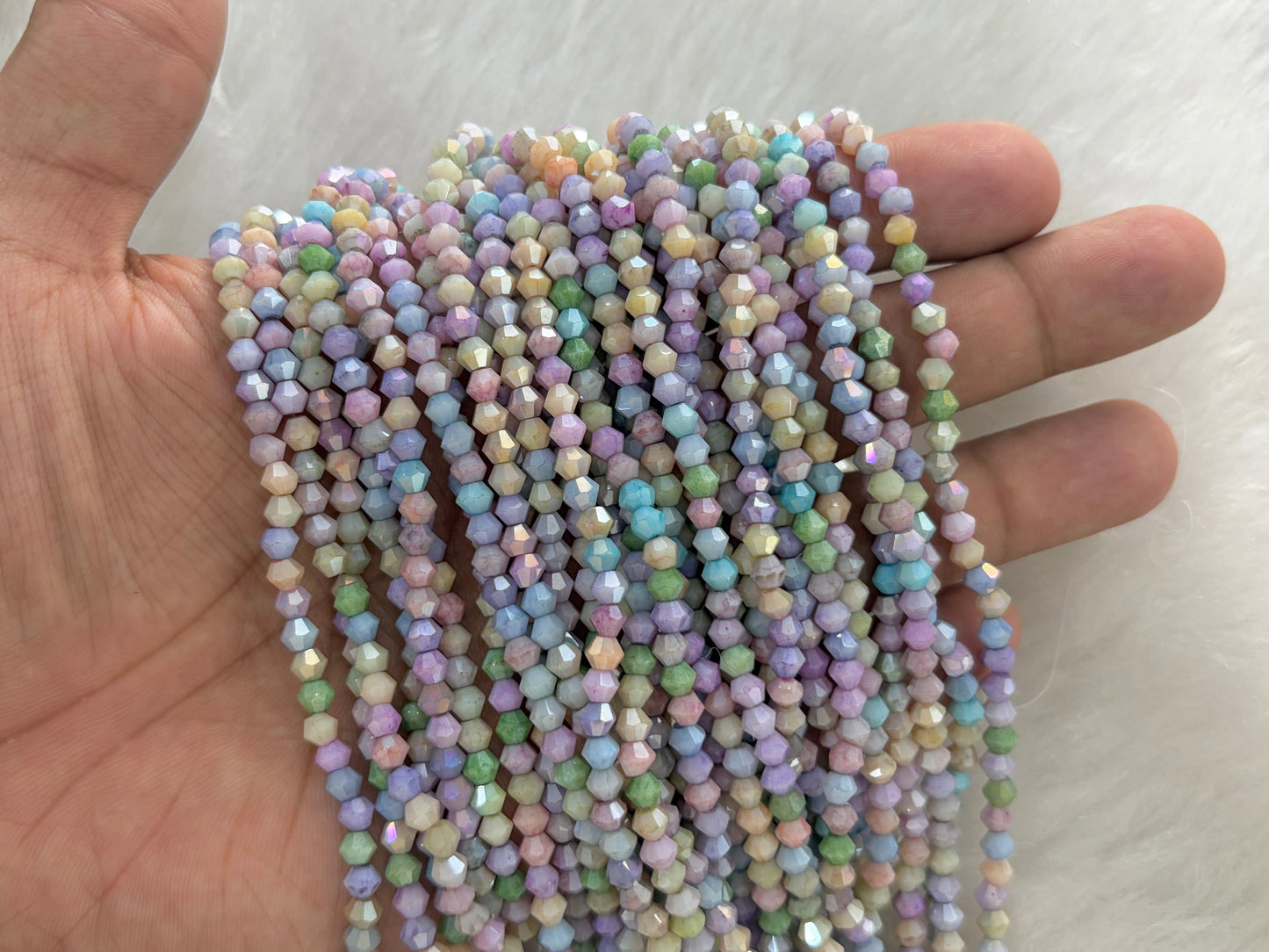 Fancy Crystal Beads (4 mm)