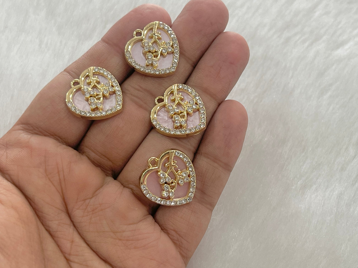 Luxury Charms (AGWS376) (5 Pcs)(22 mm)