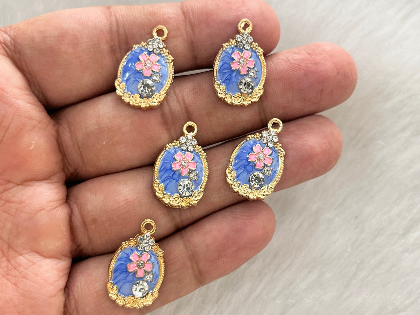 Luxury Charms (AGWS321) (5 Pcs) (20 mm)