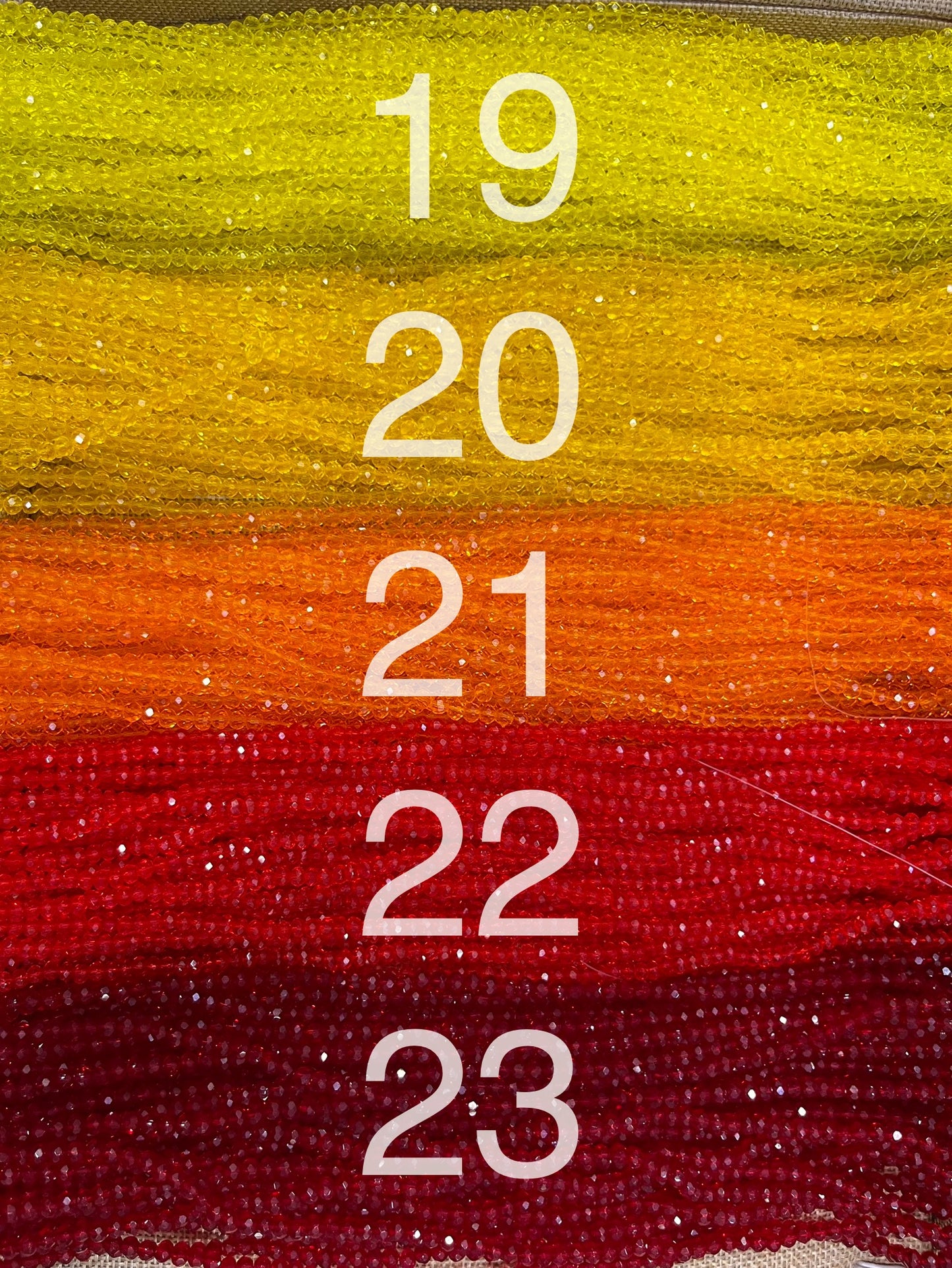 Transparent Crystal Beads (4 mm)