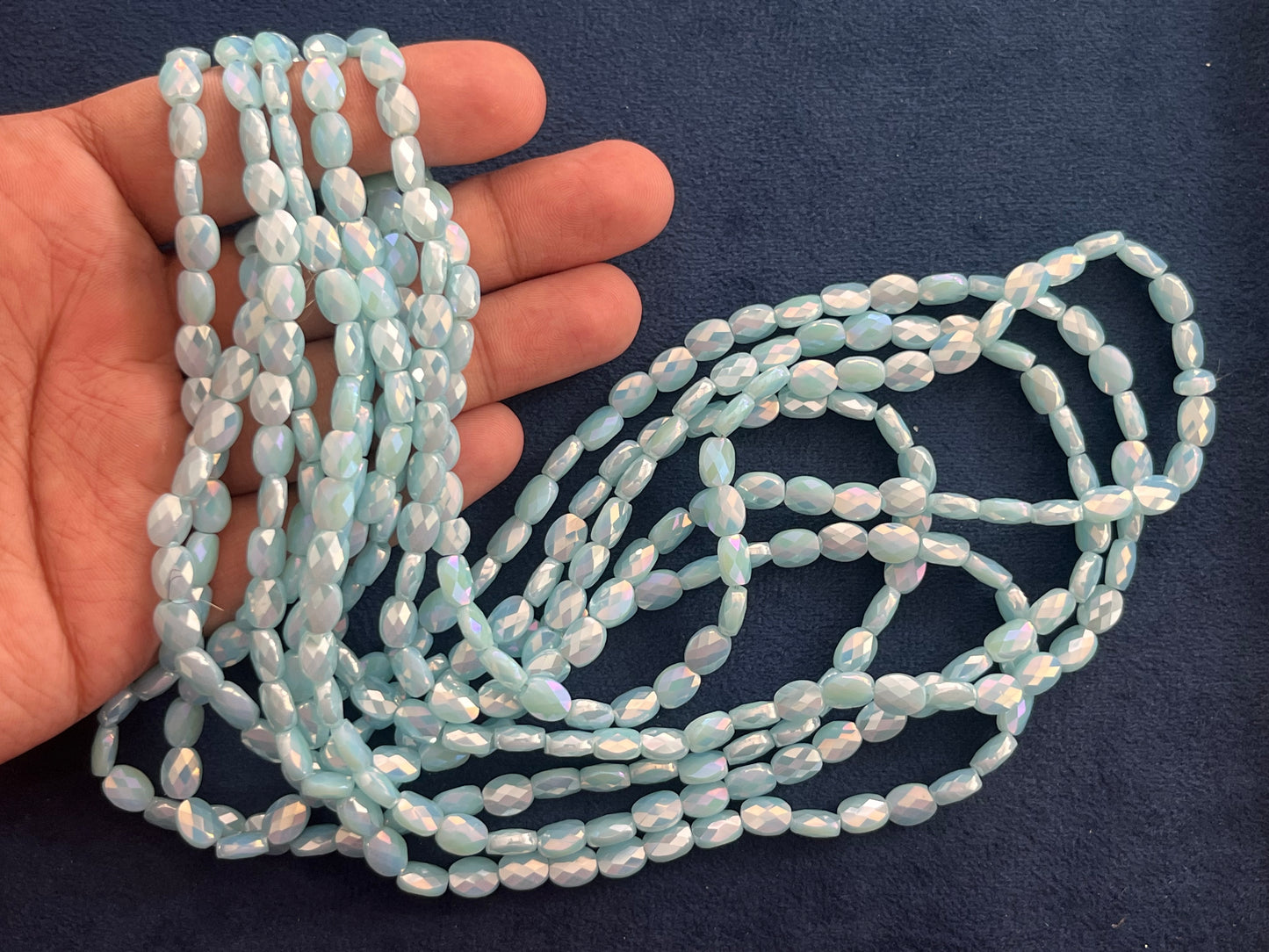 Fancy Crystals (AGFC34) (8 mm) (72 Pcs)