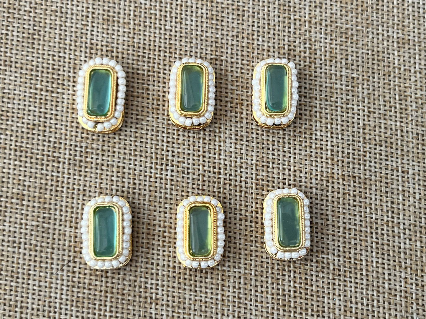 Monalisa Kundan (Rectangle) (17 mm) (AGMK83)