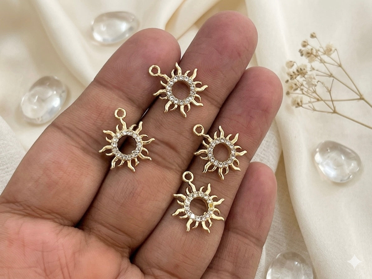 Luxury Charms (AGWS347) (5 Pcs) (18 mm)