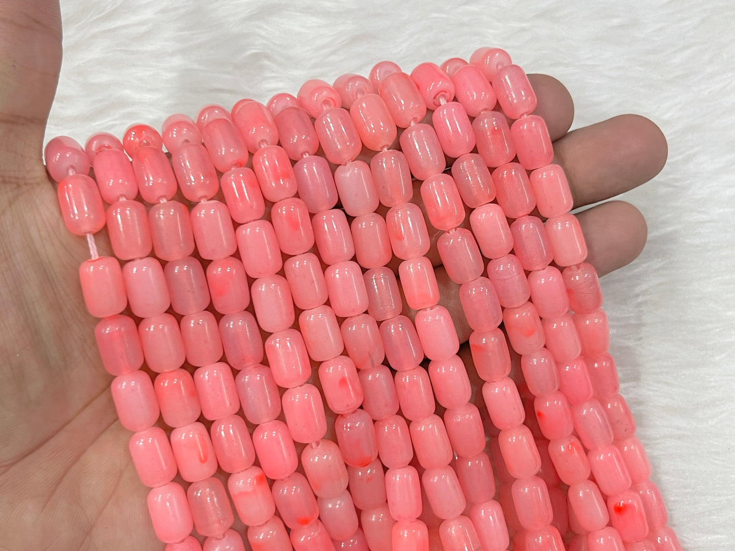 Round Cylindrical Beads (8x11 mm)