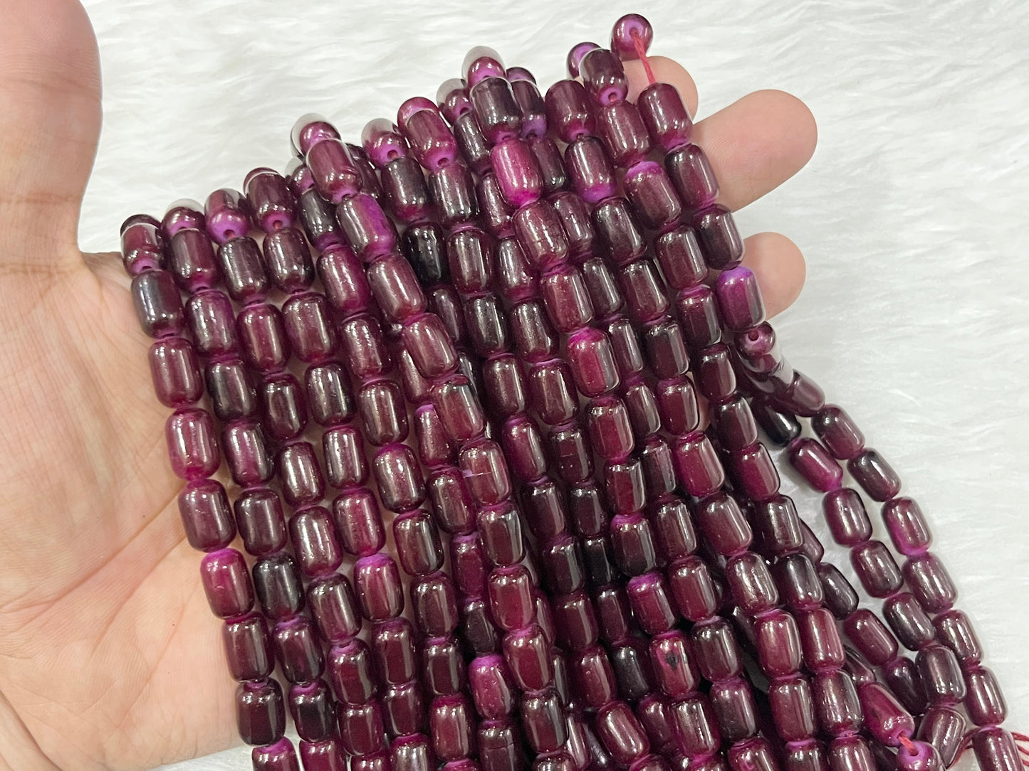 Round Cylindrical Beads (8x11 mm)