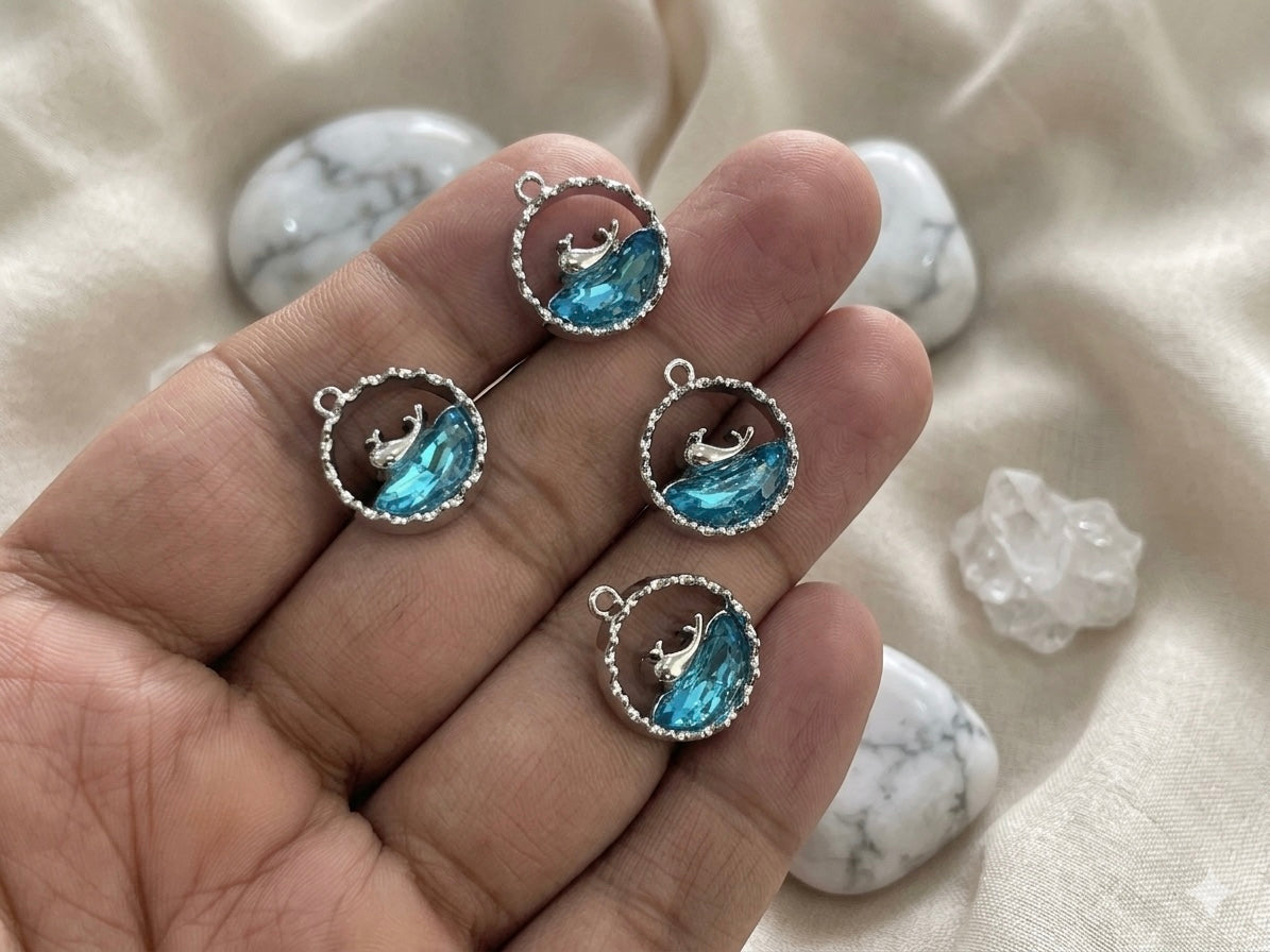 Luxury Charms (AGWS346) (5 Pcs) (18 mm)