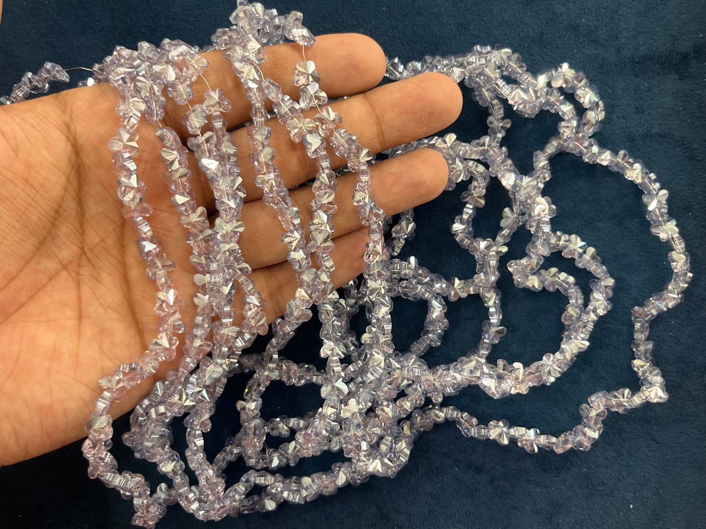 Fancy Crystals (AGFC46) (8 mm) (100 Pcs)