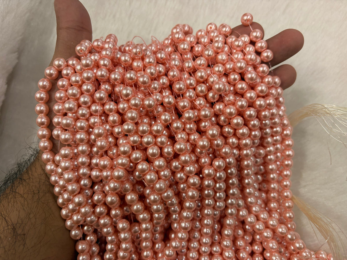 Imported Glass Pearls (8 mm)