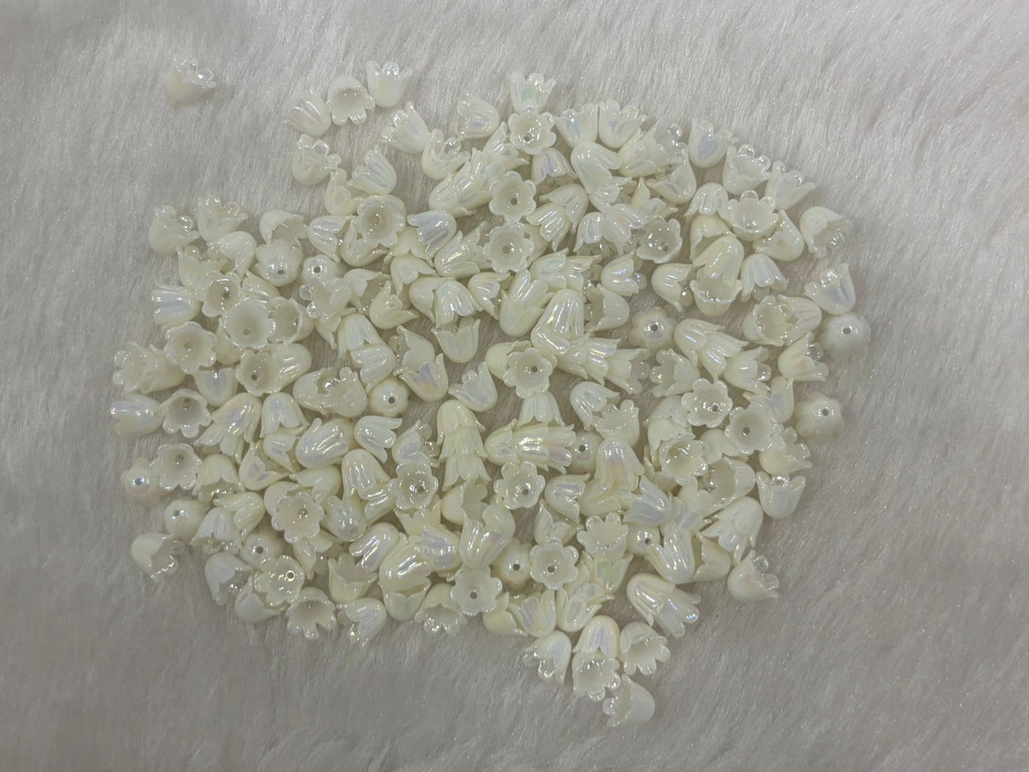 White Bead Caps (50 grams)