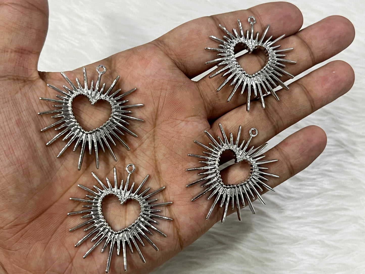 Stainless Steel Charms (AGWS141) (40 mm) (Single Piece)