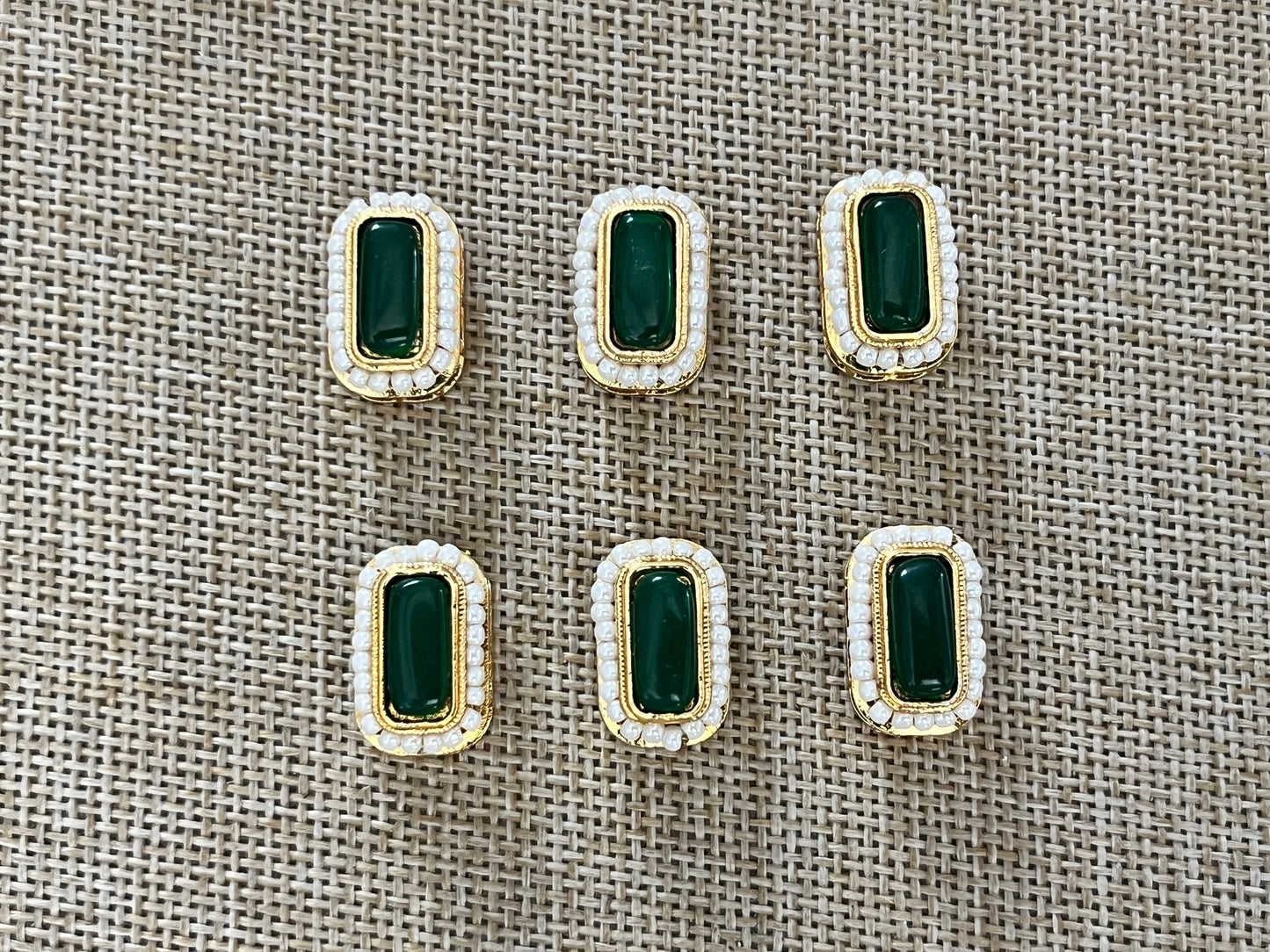 Monalisa Kundan (Rectangle) (17 mm) (AGMK83)