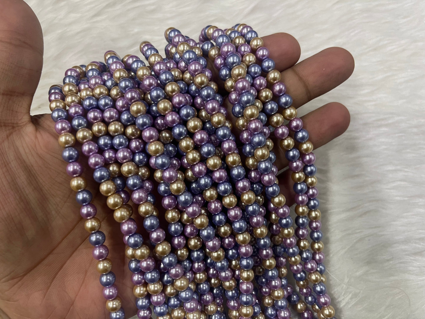 AAA Shell Pearls (6 mm) (Multicolour)