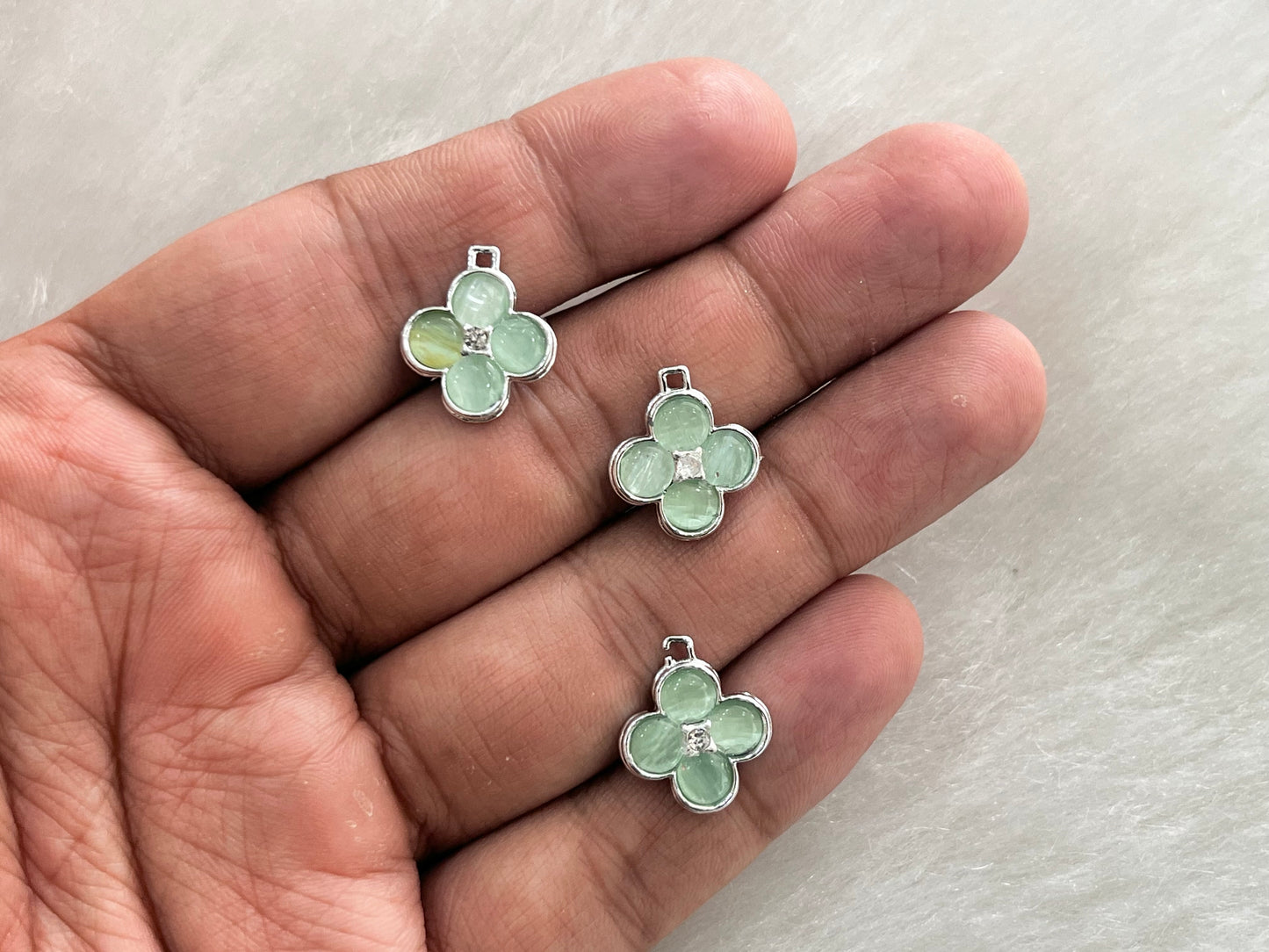 Luxury Charms (AGWS285) (5 Pcs) (17 mm)