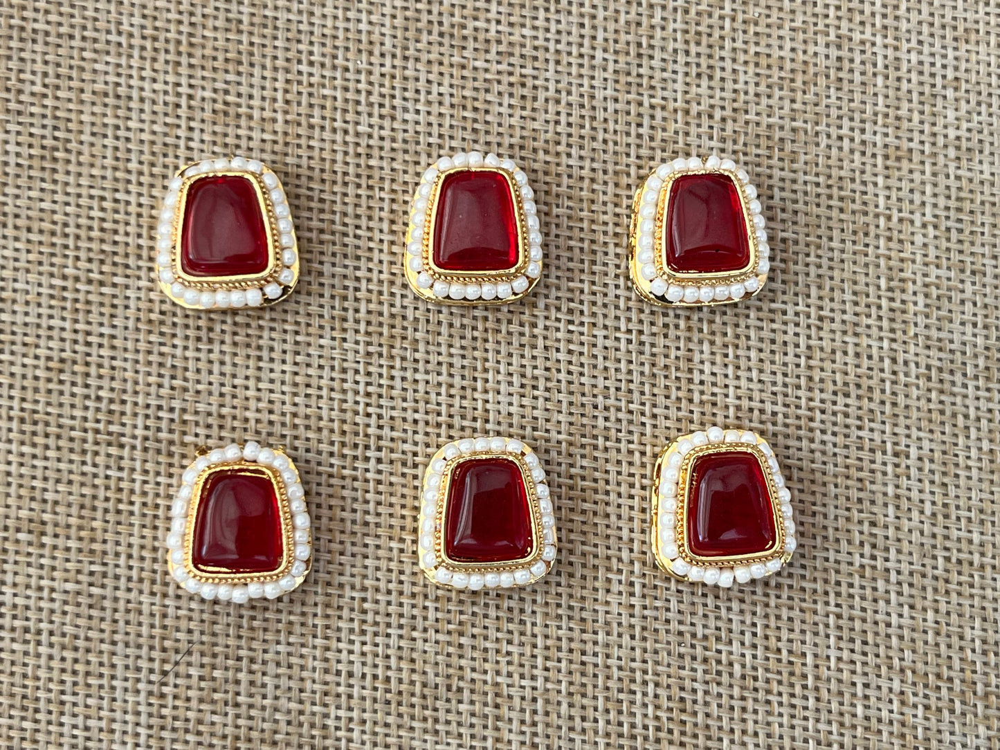 Monalisa Kundan (Trapezium) (19 mm) (AGMK84)