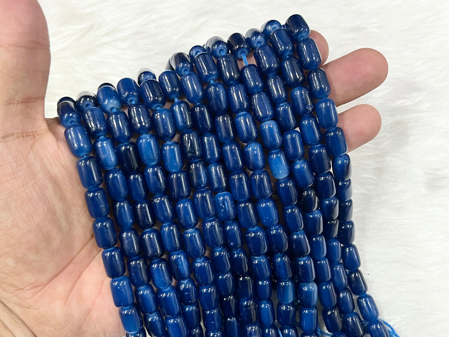 Round Cylindrical Beads (8x11 mm)