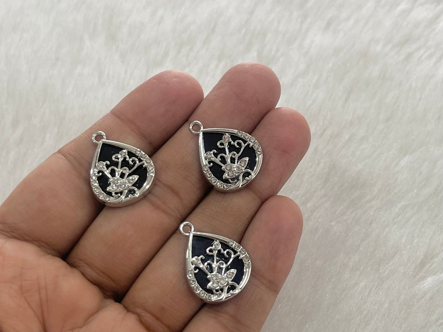 Luxury Charms (AGWS382) (5 Pcs)(34 mm)