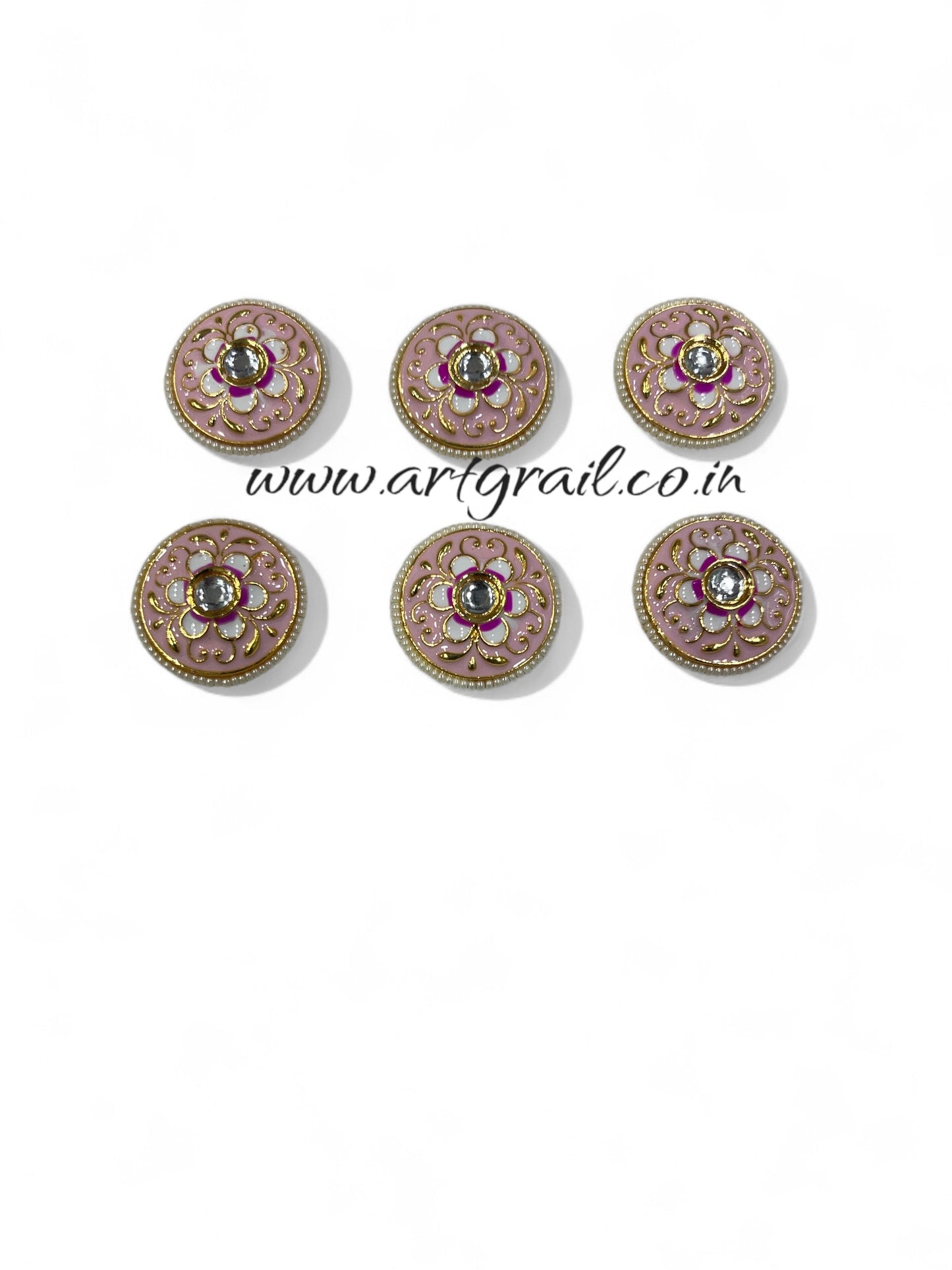Meenakari Kundan (15 mm) (AGMK81)