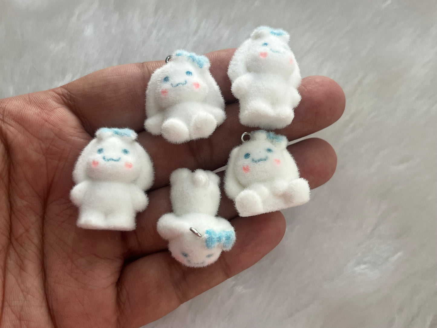 Fur Keychain Charms (AGFK08)(5 Pcs Assorted)