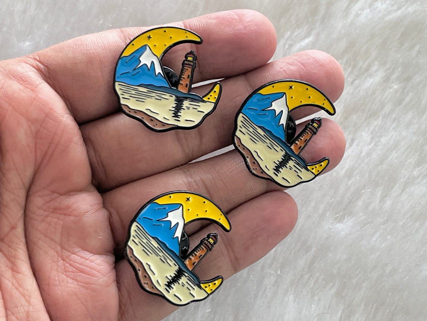 Enamel Broaches (Single Piece) (Anti-tarnish) (EB20)