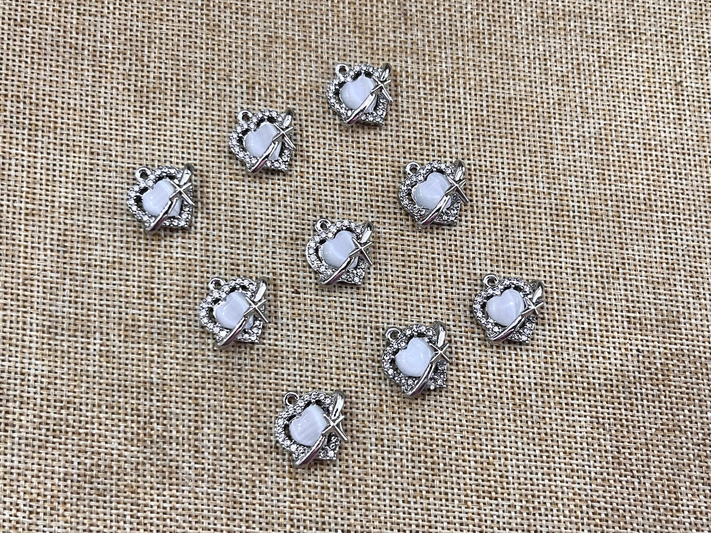 Luxury Charms (AGWS166) (18 mm) (5 Pcs)