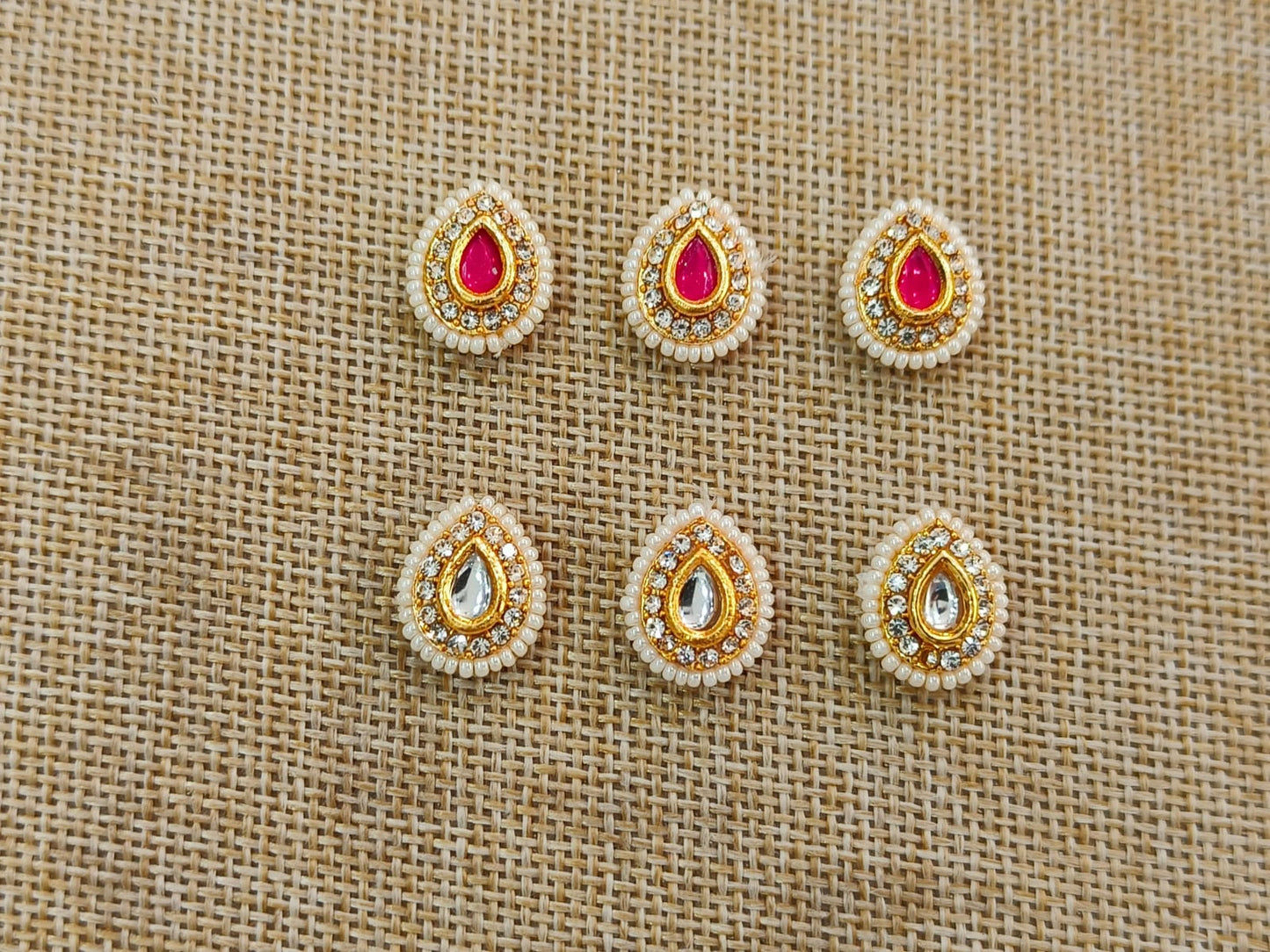 Meenakari Kundan (Eye) (12 mm) (AGMK18)