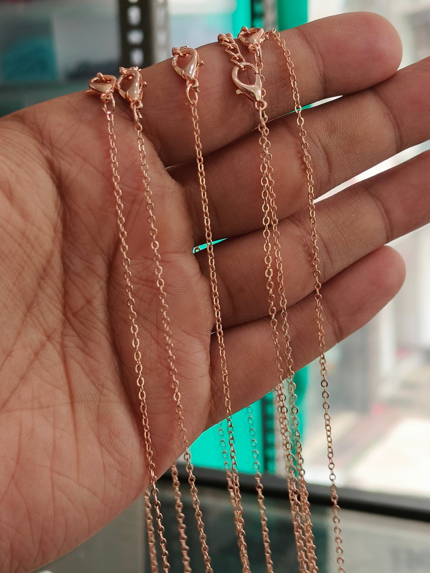 Anti-tarnish Readymade Chains (1 mm)