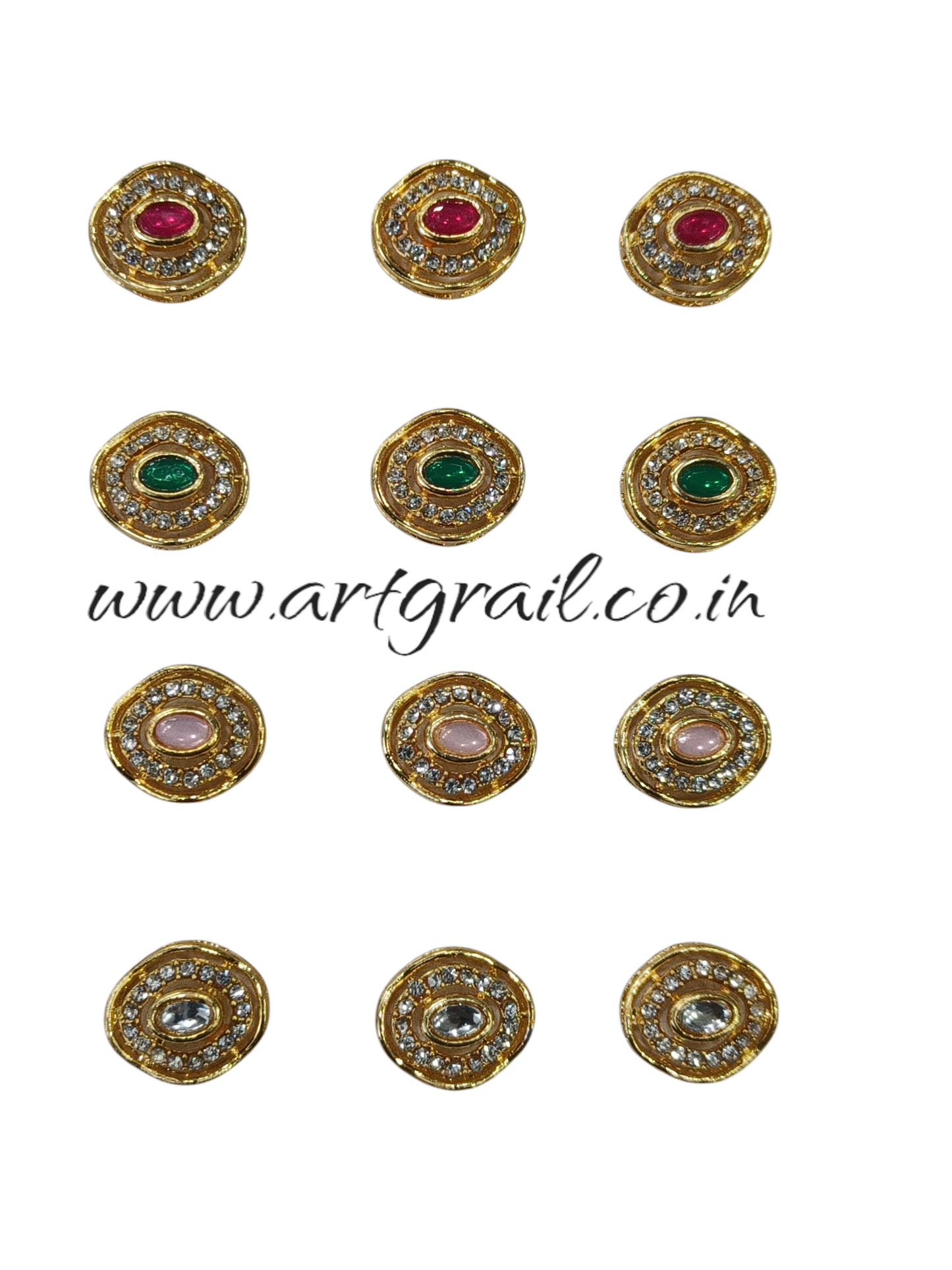 Meenakari Kundan (16 mm) (AGMK71)