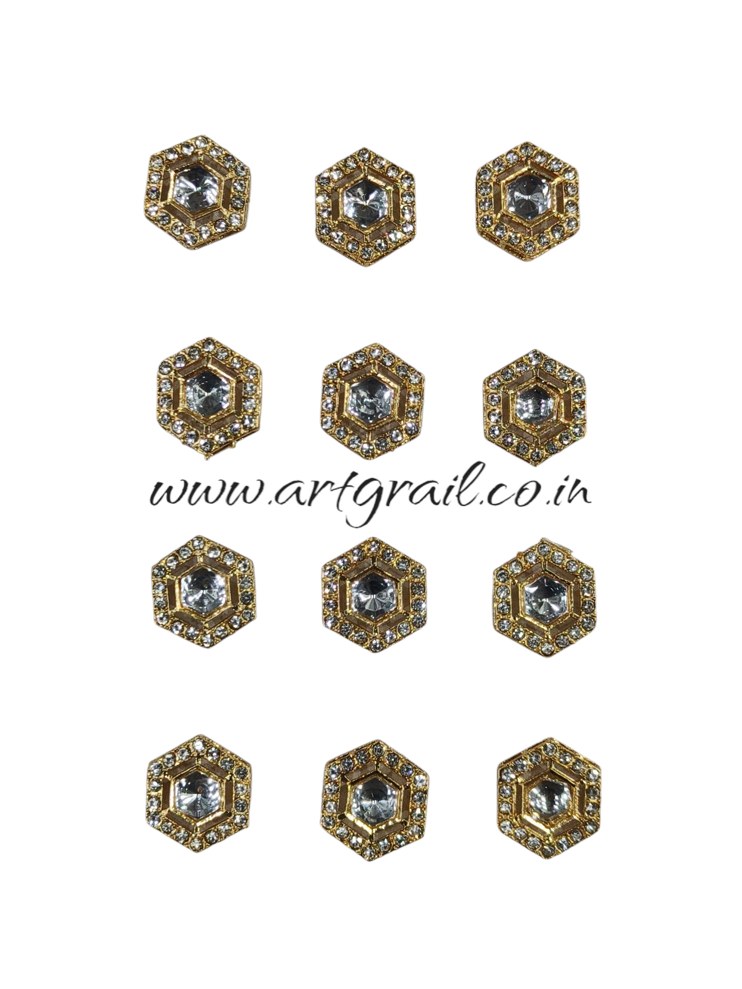 Meenakari Kundan (15 mm) (AGMK74)