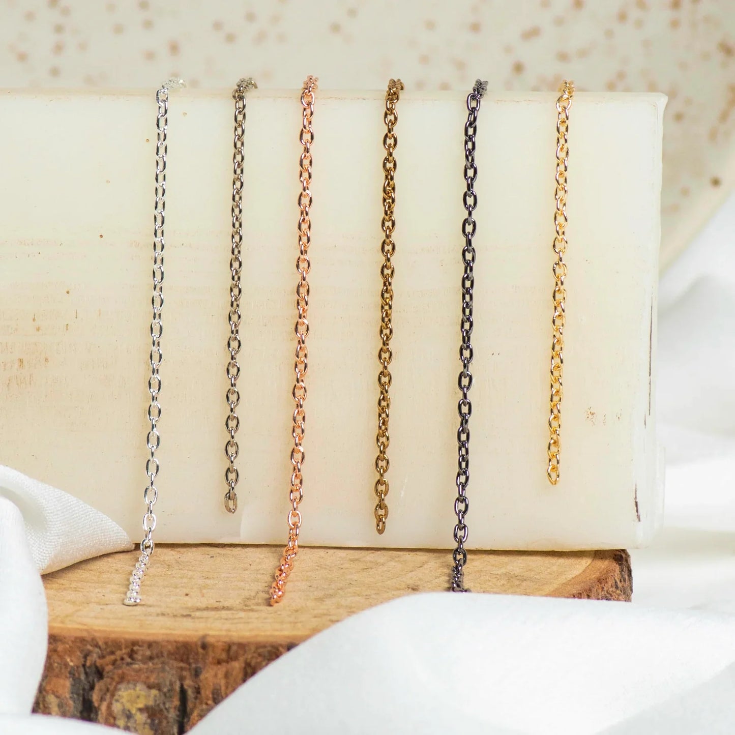 Anti-tarnish Chains (1 mm) (5 mtr)