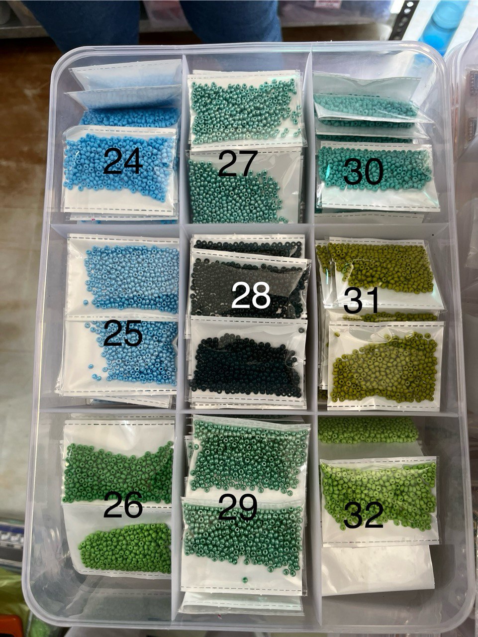 Preciosa Seed Beads (8/0 size)