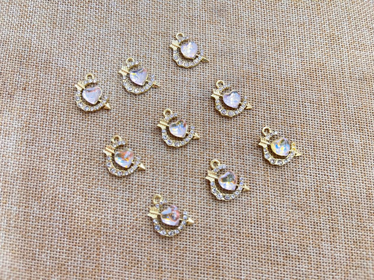 Luxury Charms (AGWS176)(20 mm)(5 Pcs)