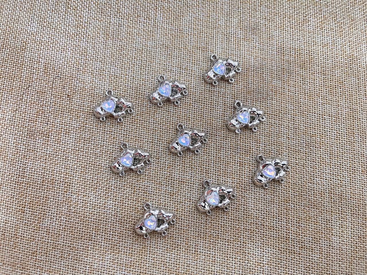 Luxury Charms (AGWS177)(25 mm)(5 Pcs)