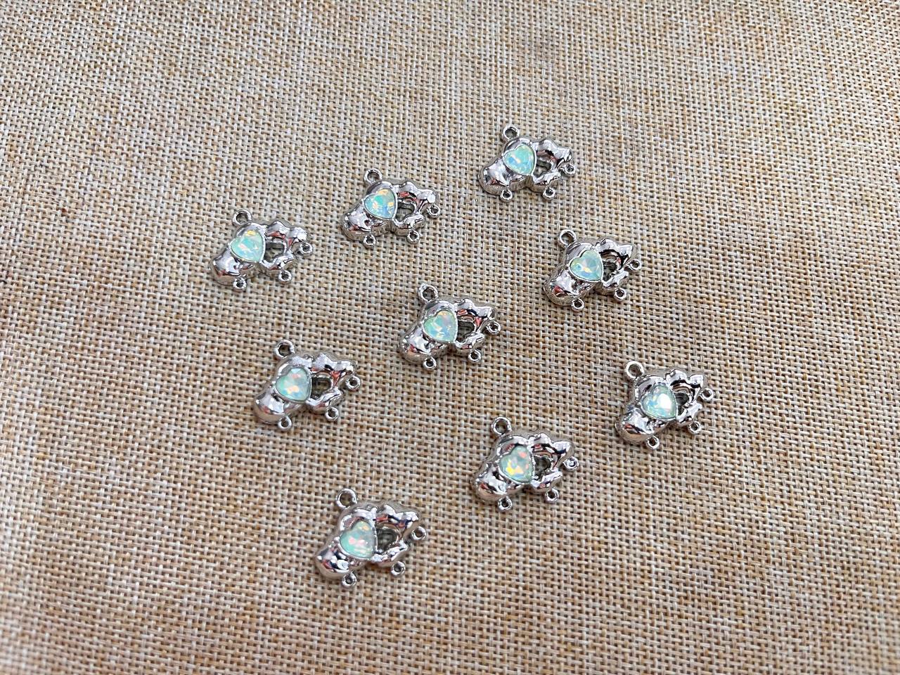 Luxury Charms (AGWS179)(25 mm) (5 Pcs)