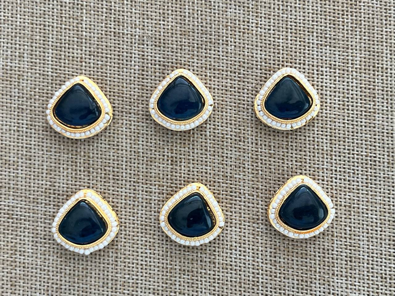 Monalisa Kundan (Pie) (19 mm) (AGMK86)